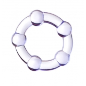Фиолетовое эрекционное кольцо A-Toys - A-toys - в Иркутске купить с доставкой