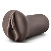 Коричневый мастубратор-вагина Nicole s Kitty - Blush Novelties - в Иркутске купить с доставкой