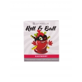 Стимулирующий презерватив-насадка Roll   Ball Raspberry - Sitabella - купить с доставкой в Иркутске