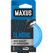 Классические презервативы в железном кейсе MAXUS Classic - 3 шт. - Maxus - купить с доставкой в Иркутске