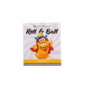Стимулирующий презерватив-насадка Roll   Ball Banana - Sitabella - купить с доставкой в Иркутске