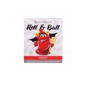 Стимулирующий презерватив-насадка Roll   Ball Cherry - Sitabella - купить с доставкой в Иркутске