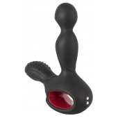 Черный вибромассажер простаты с нагревом и ротацией Prostate Plug - 14,5 см. - Orion - в Иркутске купить с доставкой
