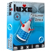 Презерватив LUXE Maxima  Глубинная бомба  - 1 шт. - Luxe - купить с доставкой в Иркутске