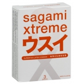 Ультратонкие презервативы Sagami Xtreme SUPERTHIN - 3 шт. - Sagami - купить с доставкой в Иркутске