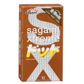 Презервативы Sagami Xtreme FEEL UP с точечной текстурой и линиями прилегания - 10 шт. - Sagami - купить с доставкой в Иркутске