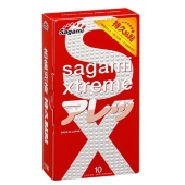 Утолщенные презервативы Sagami Xtreme Feel Long с точками - 10 шт. - Sagami - купить с доставкой в Иркутске