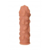 Телесная реалистичная насадка KOKOS Extreme Sleeve 11 с дополнительной стимуляцией - 12,7 см. - KOKOS - в Иркутске купить с доставкой