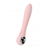 Розовый силиконовый вибратор с электростимуляцией GALVANI VIBE - 21 см. - ToyFa - купить с доставкой в Иркутске