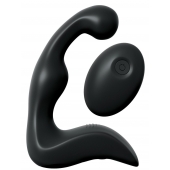 Черный вибромассажер простаты с пультом ДУ Control P-Spot Pro - Pipedream - в Иркутске купить с доставкой