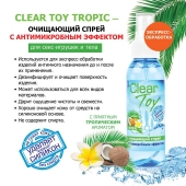 Очищающий спрей для игрушек CLEAR TOY Tropic - 100 мл. - Биоритм - купить с доставкой в Иркутске