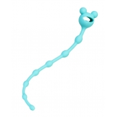 Мятная силиконовая анальная цепочка Froggy - 27,4 см. - ToyFa в Иркутске Мятная силиконовая анальная цепочка Froggy - 27,4 см. - ToyFa