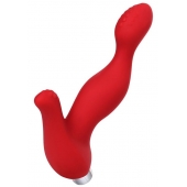 Красный силиконовый вибростимулятор простаты Proman - 12,5 см. - ToyFa - в Иркутске купить с доставкой