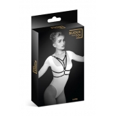 Черная упряжь на грудь Laura - Bijoux Pour Toi - купить с доставкой в Иркутске