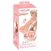 Телесная насадка-мастурбатор 2-in-1 Extension Masturbator - 21 см. - Orion - в Иркутске купить с доставкой