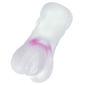 Прозрачный реалистичный мастурбатор Juicy Pussy Crystal Rose - ToyFa - в Иркутске купить с доставкой