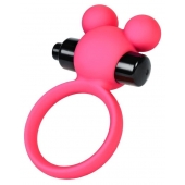 Розовое виброкольцо на пенис A-Toys - A-toys - в Иркутске купить с доставкой