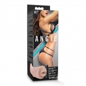 Телесный мастурбатор-ротик Angie - Blush Novelties - в Иркутске купить с доставкой