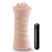 Телесный мастурбатор-ротик Angie - Blush Novelties - в Иркутске купить с доставкой