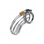 Серебристый пояс верности TOYFA на замочке - ToyFa - купить с доставкой в Иркутске