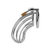 Серебристый пояс верности TOYFA на замочке - ToyFa - купить с доставкой в Иркутске