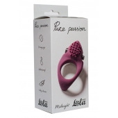 Бордовое эрекционное виброкольцо Pure Passion Midnight - Lola Games - в Иркутске купить с доставкой