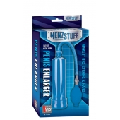 Синяя вакуумная помпа MENZSTUFF PENIS ENLARGER - Dream Toys - в Иркутске купить с доставкой