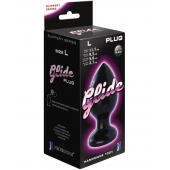 Черный анальный плаг Glide L - 11,7 см. - LOVETOY (А-Полимер) в Иркутске Черный анальный плаг Glide L - 11,7 см. - LOVETOY (А-Полимер)
