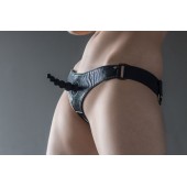 Черные трусики Better с анальной насадкой - 8 см. - Lola Games - купить с доставкой в Иркутске