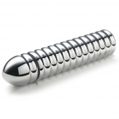 Рельефный фаллос для интенсивного электросекса Groovey George - 20 см. - MyStim - купить с доставкой в Иркутске