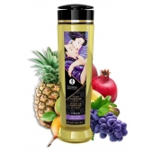 Массажное масло Libido Exotic Fruits с ароматом экзотических фруктов - 240 мл. - Shunga - купить с доставкой в Иркутске