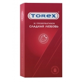 Презервативы Torex  Сладкая любовь  с ароматом клубники - 12 шт. - Torex - купить с доставкой в Иркутске