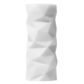 Белый 3D мастурбатор POLYGON - Tenga - в Иркутске купить с доставкой