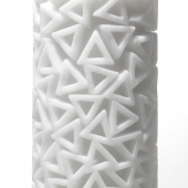 Белый 3D мастурбатор PILE - Tenga - в Иркутске купить с доставкой