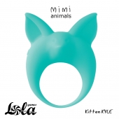 Зеленое эрекционное кольцо Kitten Kyle - Lola Games - в Иркутске купить с доставкой
