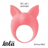 Оранжевое эрекционное кольцо Kitten Kyle - Lola Games - в Иркутске купить с доставкой