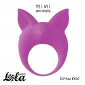Фиолетовое эрекционное кольцо Kitten Kyle - Lola Games - в Иркутске купить с доставкой