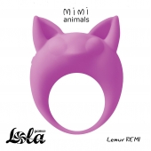 Фиолетовое эрекционное кольцо Lemur Remi - Lola Games - в Иркутске купить с доставкой