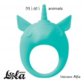 Зеленое эрекционное кольцо Unicorn Alfie - Lola Games - в Иркутске купить с доставкой