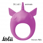 Фиолетовое эрекционное кольцо Unicorn Alfie - Lola Games - в Иркутске купить с доставкой