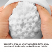 Белый мастурбатор Tenga Geo Coral - Tenga - в Иркутске купить с доставкой