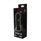 Черная веревка для шибари DELUXE BONDAGE ROPE - 5 м. - Dream Toys - купить с доставкой в Иркутске