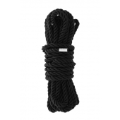 Черная веревка для шибари DELUXE BONDAGE ROPE - 5 м. - Dream Toys - купить с доставкой в Иркутске