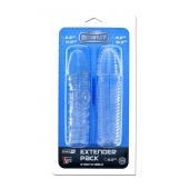 Комплект из 2 прозрачных насадок на пенис PENIS EXTENDER PACK - Dream Toys - в Иркутске купить с доставкой