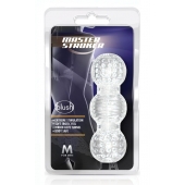 Прозрачный фигурный мастурбатор Master Stroker - Blush Novelties - в Иркутске купить с доставкой