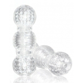Прозрачный фигурный мастурбатор Master Stroker - Blush Novelties - в Иркутске купить с доставкой