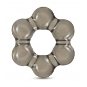 Дымчатое эрекционное кольцо Stay Hard Thick Bead Cock Ring - Blush Novelties - в Иркутске купить с доставкой