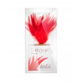 Красный перьевой тиклер Plume - 23 см. - Lola Lingerie - купить с доставкой в Иркутске