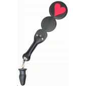 Шлёпалка  Черви  с анальным плагом - LOVETOY (А-Полимер) - купить с доставкой в Иркутске