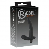 Черный вибромассажер простаты Naughty Finger Prostate Vibe - 13,8 см. - Orion - в Иркутске купить с доставкой